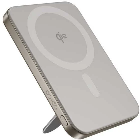 Nezatříděno „Epico UltraPack Qi2 Slim 5000mAh Alu Mag+ EM51“ belaidė išorinė baterija – titano spalvos