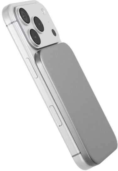 Epico UltraPack Slim 3000mAh aliuminio Mag+ wireless powerbank EM31b | sidabrinis