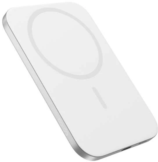 Epico UltraPack Slim 3000mAh aliuminio Mag+ wireless powerbank EM31b | sidabrinis