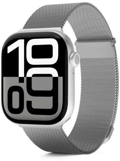 Epico Watch Strap Milanese+ 38/40/41mm - sidabrinis
