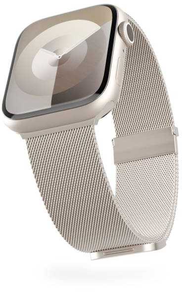 Epico Laikrodžio dirželis Milanese+ 38/40/41mm - star baltas