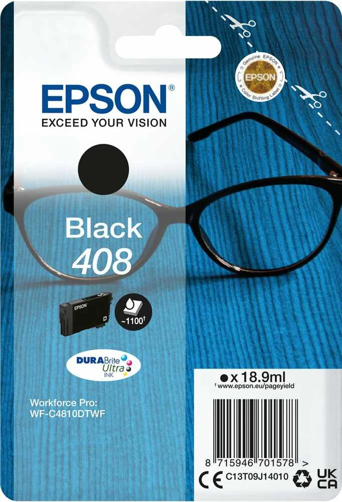 Epson DURABrite Ultra 408L | Ink cartrige | Juodas
