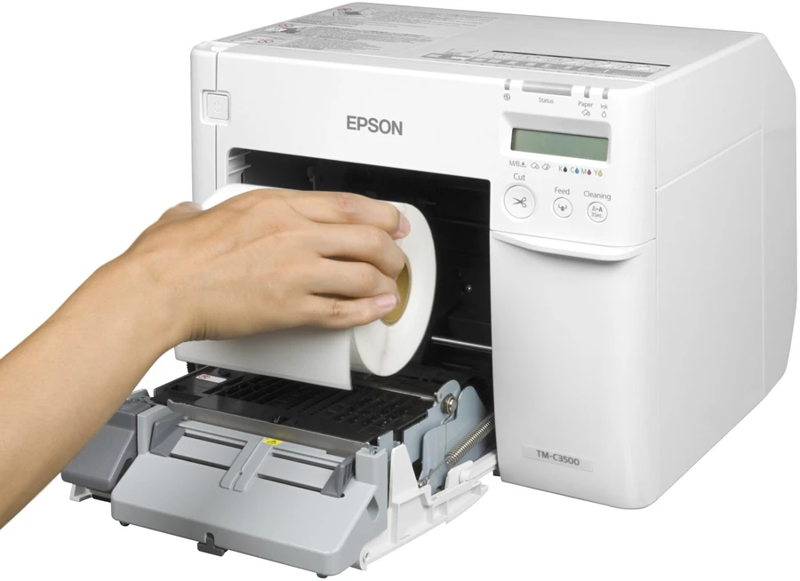 Spalvotas rašalinis etikečių spausdintuvas Epson ColorWorks C3500