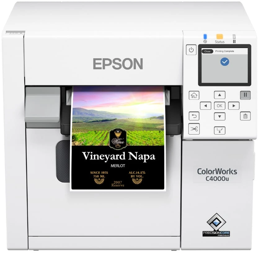Epson ColorWorks CW-C4000e (bk) Etikečių Rašalinis spausdintuvas spalvotas 100 mm/sec USB