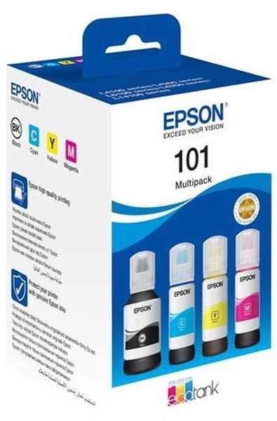Epson 101 EcoTank (C13T03V64A) Rašalo papildymo buteliukų komplektas, CMYK