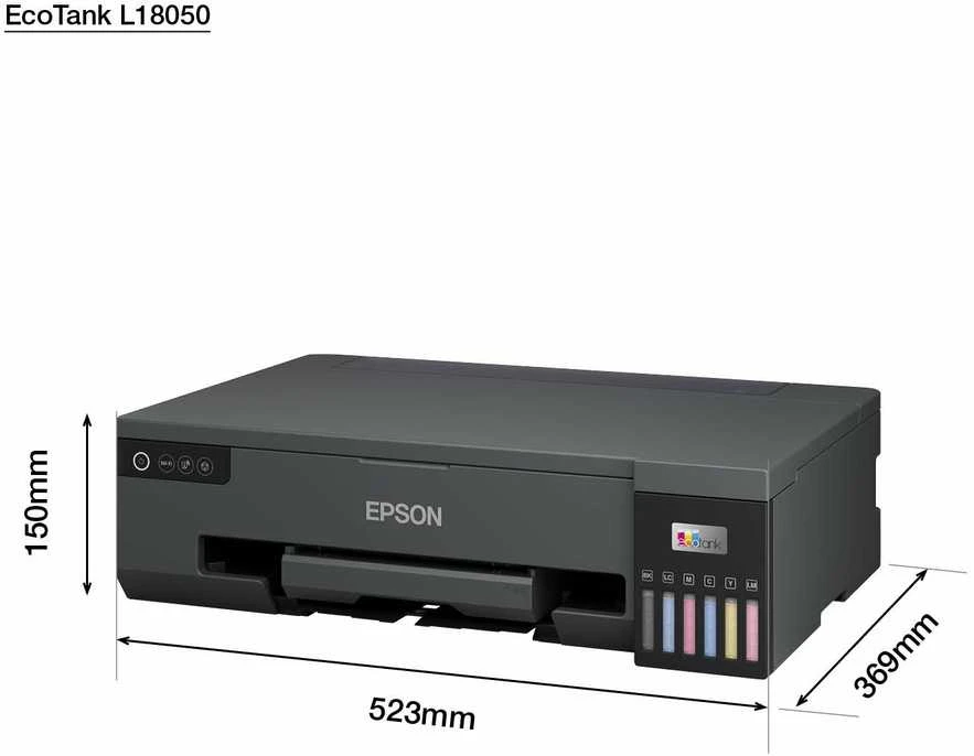 Epson Ecotank L18050 | Spalvotas | Inkjet | Spausdintuvas | Wi-Fi | Maximum ISO A-series paper size A3 | Juodas