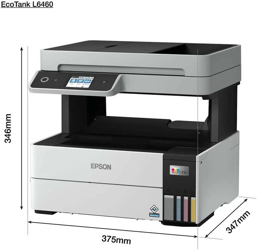 Spausdintuvas Epson | daugiafunkcis įrenginys | EcoTank L6460 | Inkjet | Spalvotas | 3-in-1 | Wi-Fi | Juodas and baltas