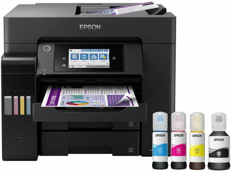 Epson | Daugiafunkcinis Spausdintuvas | EcoTank L6570 | Inkjet | Spalvotas | Inkjet Daugiafunkcinis Spausdintuvas | A4 | Wi-Fi | Juodas