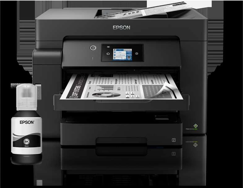 Epson Daugiafunkcinis Spausdintuvas EcoTank M15140 Mono, Inkjet, A3+, Wi-Fi, Juodas