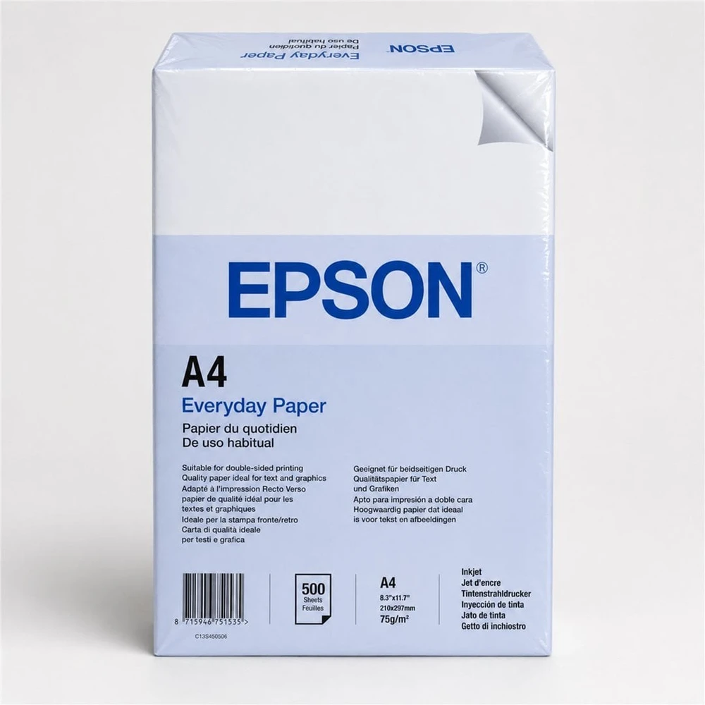 Epson kopijavimo popierius, Everyday Paper A4, 75 g/m2, balta, 500 lapų