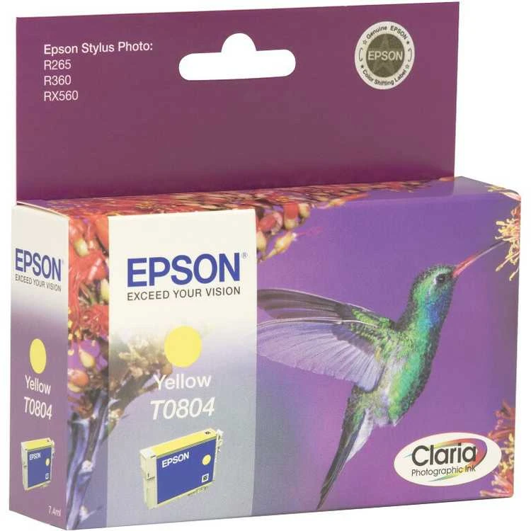 Epson T0804 (C13T08044011), geltona kasetė