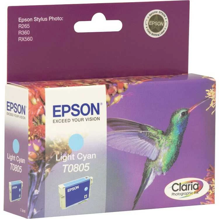 Epson (C13T08054011), šviesiai žydra kasetė