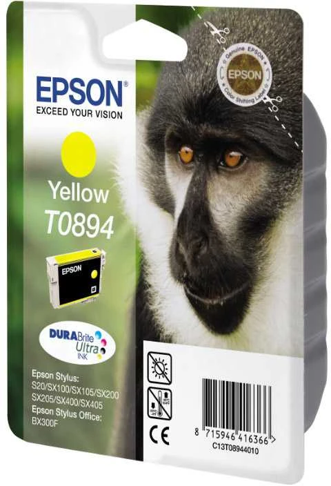 Epson T0894 rašalo kasetė, geltona