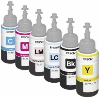 EPSON T6732 CYAN RAŠALO BUTELĖLIS 70ml