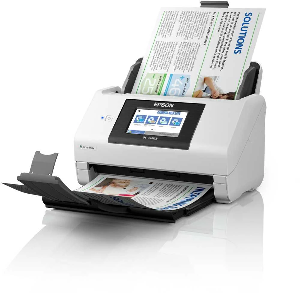 Skeneris Epson | Aukščiausios kokybės tinklo skaitytuvas | Darbo jėgos DS-790WN | Spalva | Bevielis