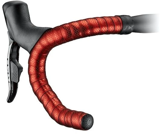 Ergon apvyniojimas „Ciclovation Poly Touch Vapor Metallic Soul Raudona“