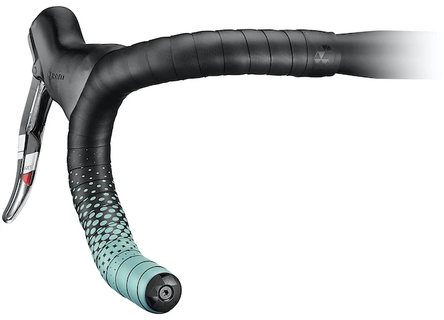 Ergon „Ciclovation Leather Touch Fusion“ apdangalas, juodas/turkio spalvos