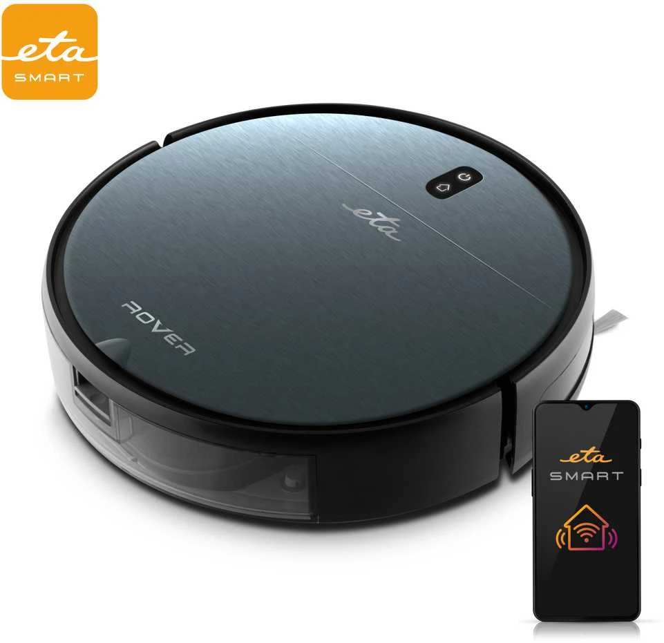 Dulkių siurblys - robotas ETA124890010 ROVER, Juodas