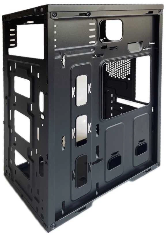 EUROCASE korpusas ML N6-500B, MIDI bokštas, 2x USB 3.0, 2x garso jungtys, be maitinimo šaltinio