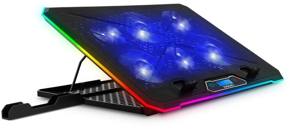 Podstawka chłodząca Evolveo Ania 9 RGB, nastavitelný podstavec pro notebook