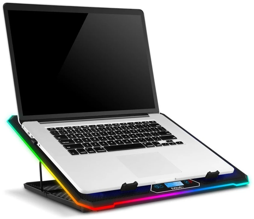 Podstawka chłodząca Evolveo Ania 9 RGB, nastavitelný podstavec pro notebook
