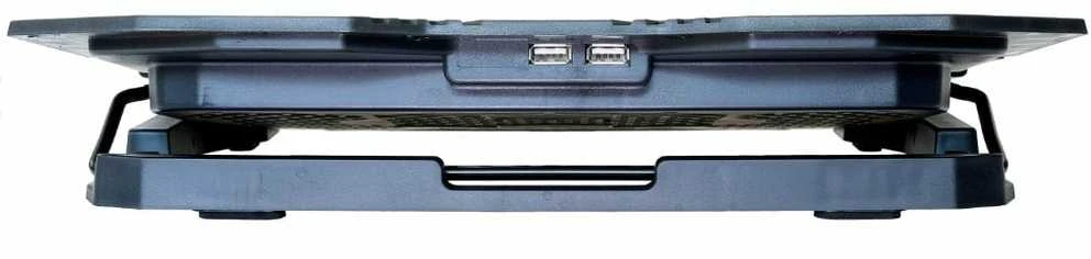 Evolveo Ania 5R, nešiojamojo kompiuterio aušinimo stovas, raudonas foninis apšvietimas
