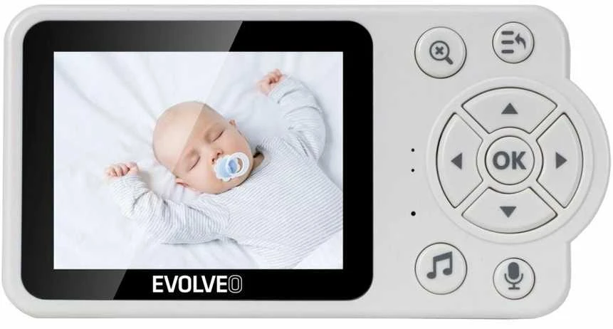 Niania Evolveo Baby Monitorius N3, LCD ekranas, IR apšvietimas, rožinis