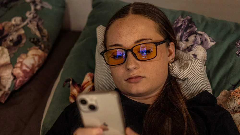 „EVOLVEO BlueBlock60“, PC akiniai, blokuojantys mėlyną šviesą 60 %, be dioptrijų, juodi
