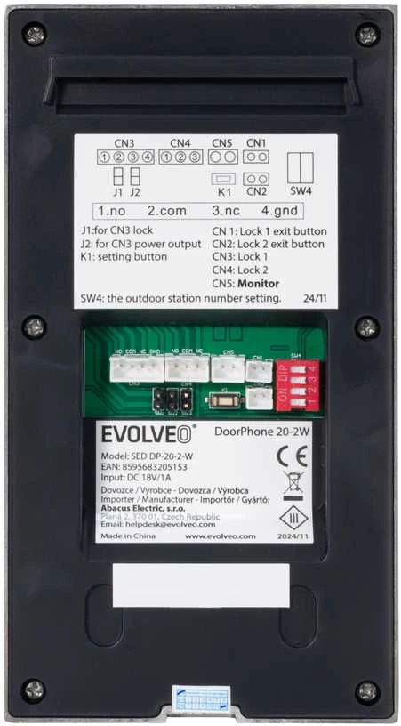 EVOLVEO domofonas 20-2W