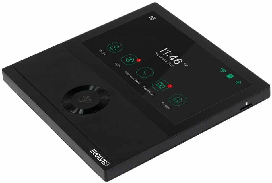 Evolveo DoorPhone AHD7, Namų WiFi vaizdo telefono rinkinys su vartų arba durų valdymu juodu monitoriumi