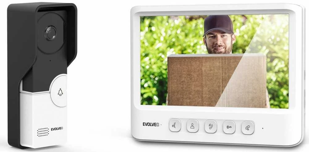 EVOLVEO DoorPhone IK06, vaizdo domofonų rinkinys su atmintimi ir spalvotu ekranu