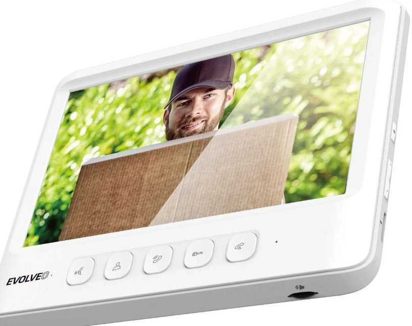 EVOLVEO DoorPhone IK06, vaizdo domofonų rinkinys su atmintimi ir spalvotu ekranu