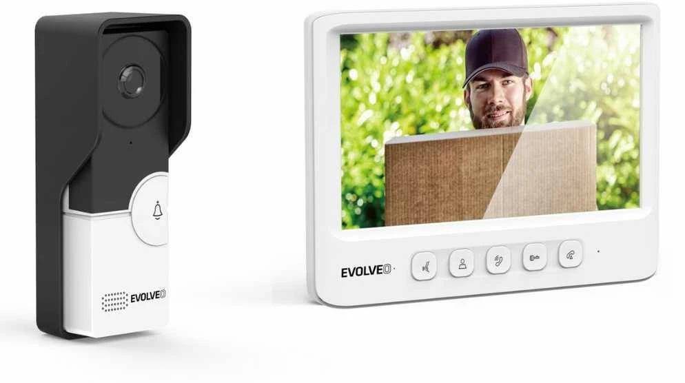 EVOLVEO DoorPhone IK06, vaizdo domofonų rinkinys su atmintimi ir spalvotu ekranu