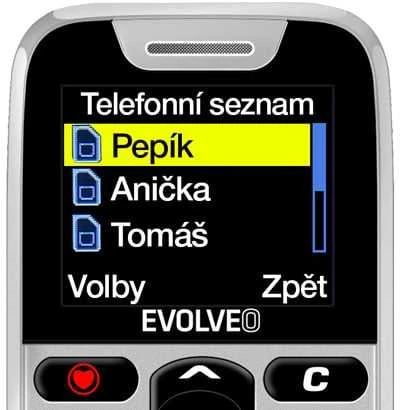 EVOLVEO EasyPhone baltas