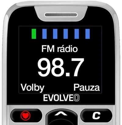 EVOLVEO EasyPhone baltas