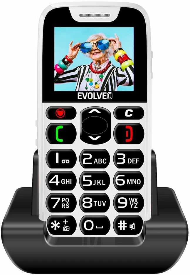 EVOLVEO EasyPhone baltas