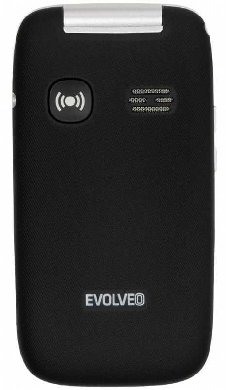 Išmanusis telefonas Evolveo EasyPhone FS, atverčiamas mobilusis telefonas 2.8" senjorams su įkrovimo stovu (geltonos spalvos)
