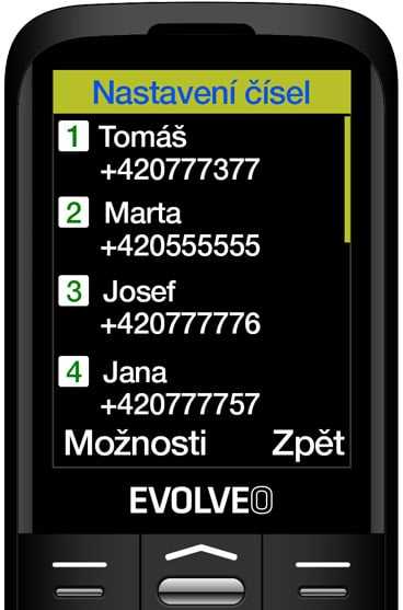 Išmanusis telefonas Evolveo EasyPhone FS, atverčiamas mobilusis telefonas 2.8" senjorams su įkrovimo stovu (geltonos spalvos)