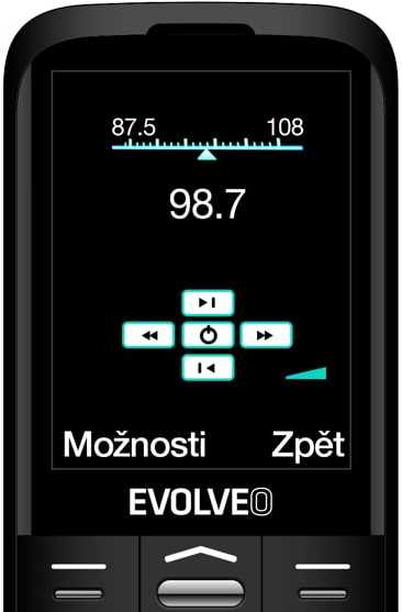 Išmanusis telefonas Evolveo EasyPhone FS, atverčiamas mobilusis telefonas 2.8" senjorams su įkrovimo stovu (geltonos spalvos)