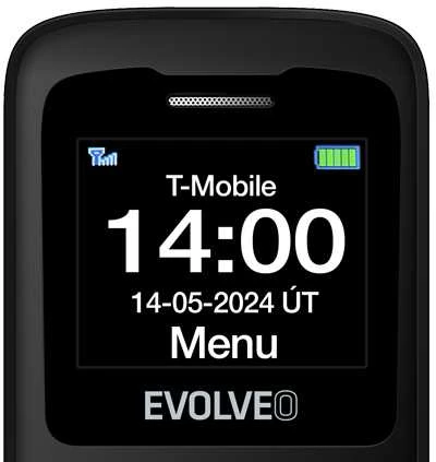 Evolveo Telefonas senjorams EasyPhone ID, juoda