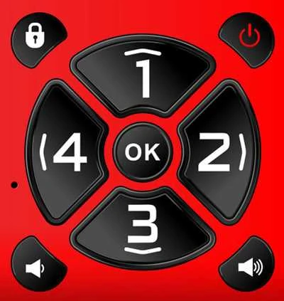 EVOLVEO Mobilus telefonas senjorams EasyPhone ID, raudonas