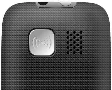 EVOLVEO EasyPhone, mobilusis telefonas senjorams su įkrovimo stovu, juodas
