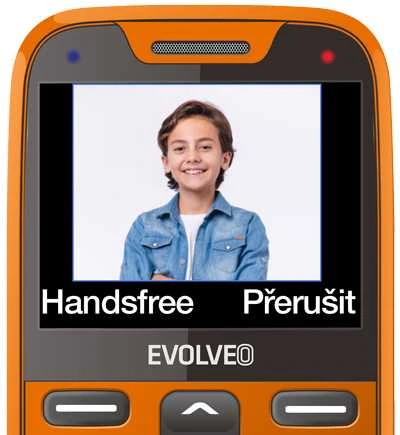EVOLVEO EasyPhone XR, mobilusis telefonas senjorams su įkrovimo stovu, oranžinis
