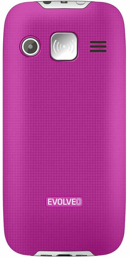 EVOLVEO EasyPhone XR, mobilusis telefonas senjorams su įkrovimo stovu, rožinė