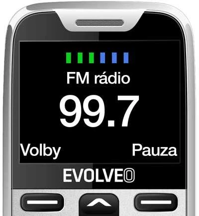 EVOLVEO EasyPhone XR + stovas baltas