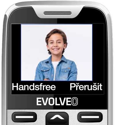 EVOLVEO EasyPhone XR + stovas baltas