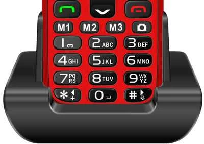 EVOLVEO EasyPhone XR raudona