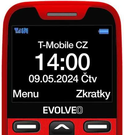 EVOLVEO EasyPhone XR raudona