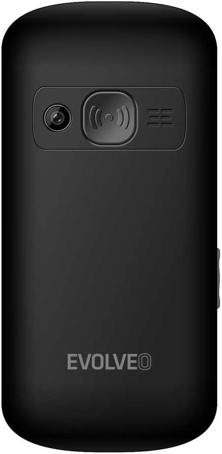 EVOLVEO EasyPhone XS, mobilusis telefonas senjorams, juodas