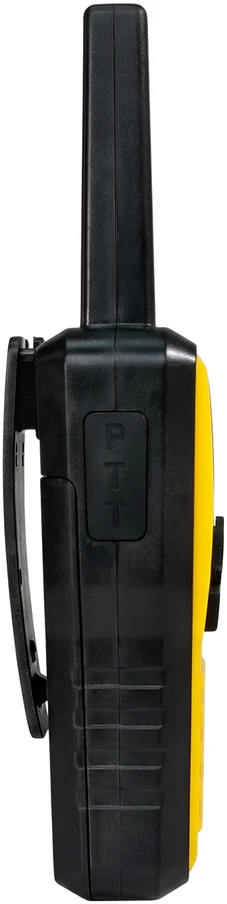 EVOLVEO FreeTalk 2W, PMR radio with 0.5 and 2W output power, yellow and juodas